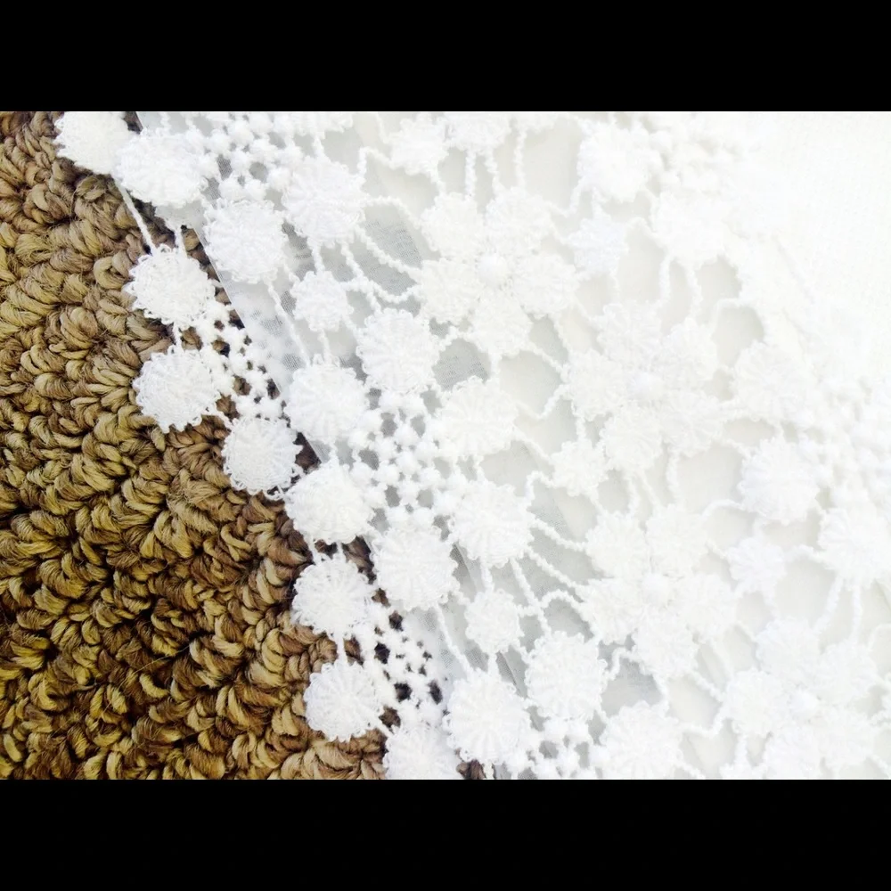 J. Crew White Daisy Lace Mini Skirt Size 6